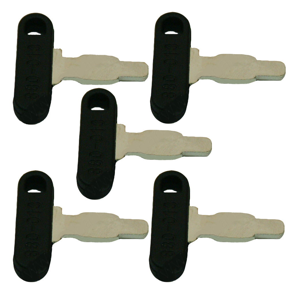(5) Keys Fits Honda Generators Lawn Mowers 880-013 J4