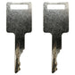 (2) Heavy Equipment Ignition Keys D250 Fits Case, Fits Ingersoll-Rand