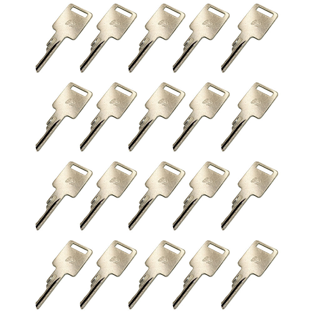 20 pcs. Fits Case  RA4 - D250 Key ,  Bag of 10  Keys  Fits Bobcat, Fits Case, Te