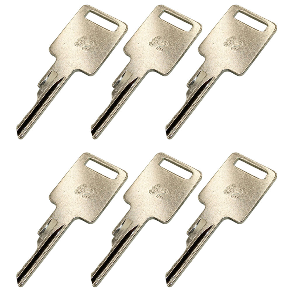 6 Ignition Keys Fits Bobcat 751 753 763 773 863 873 883 963 Skid Steer Loade
