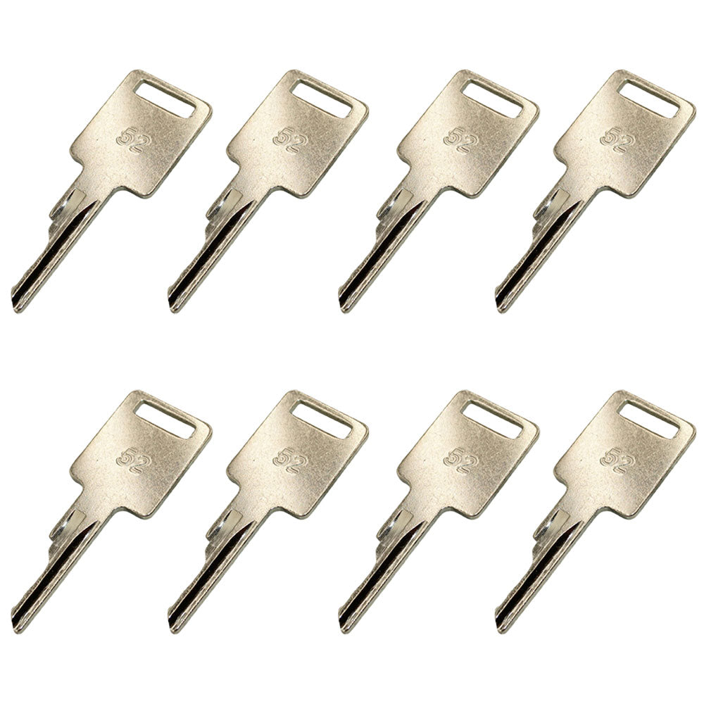 8 Ignition Keys Cut Fits Bobcat 751 753 763 773 863 873 883 963 Skid Steer L