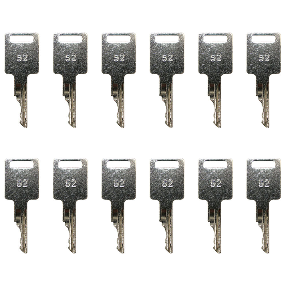 12 Cut Ignition Keys Fits Bobcat 751 753 763 773 863 873 883 963 Skid Steer L