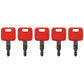 (5) Keys Fit Fits John Deere Fit Hitachi Excavators Fits Case Dozer Fit Fits New Holland H800