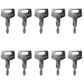 10 Excavator & Heavy Equipment Keys Fits Takeuchi Fits Gehl Fits Case #H806
