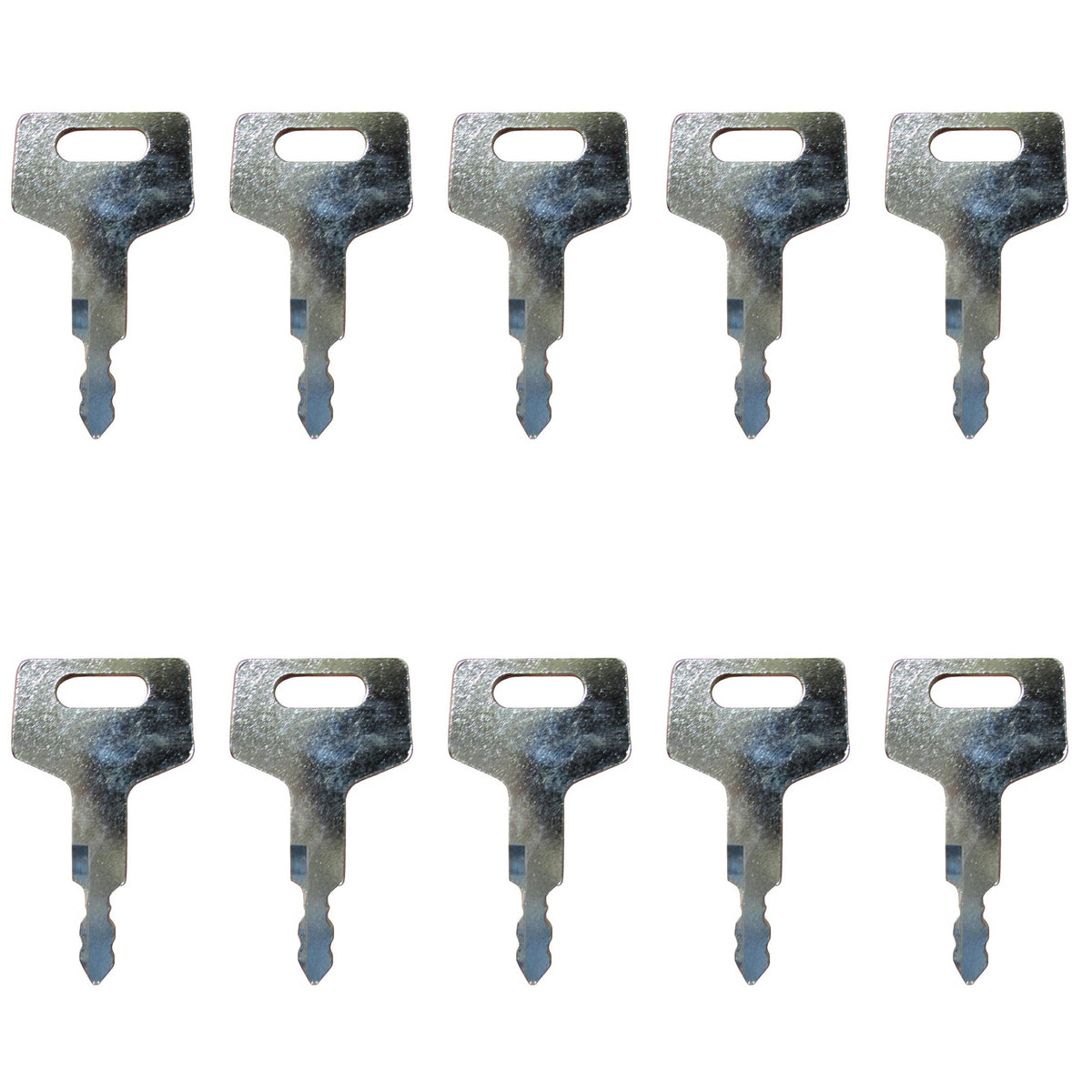 Qty 10: Key(s) Fits Takeuchi Replaces 17001-00019