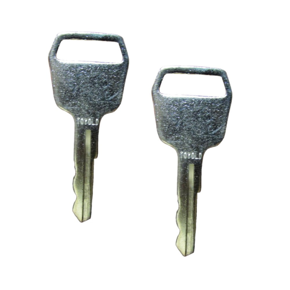 2 Keys Fit Fits Toyota Forklift (Early/Older models) 511416 TOYOLD C3