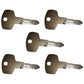 Qty 5: Key(s) Fits Nissan Replaces KEY00-000X7