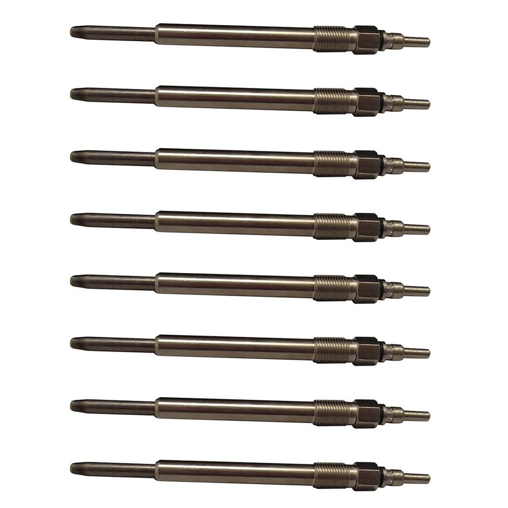 Set of 8 Glow Plugs Dual Coil Fits Ford 95 03 7.3L Powerstroke DRX00138