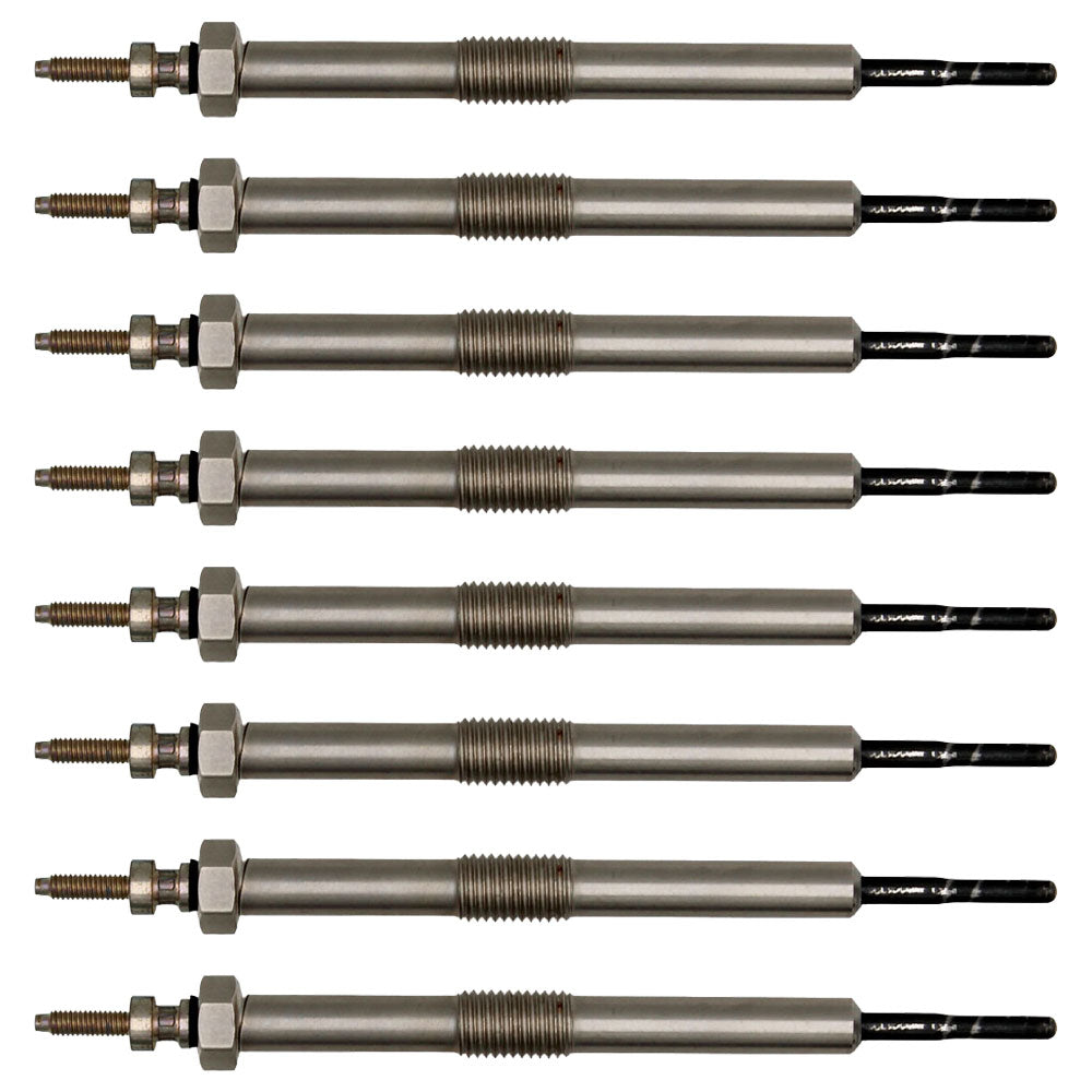 (8) Glow Plug Set Duramax Glow Plugs Glowplugs fits 2006-2010 Chevy GMC 6.6L 6.6