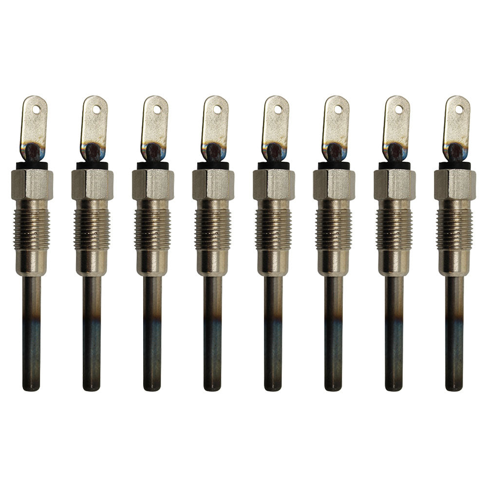 6.2L Diesel CUCV Glow Plugs (8) Faster Hotter K5 K30 M1008 M1009 Military 13G