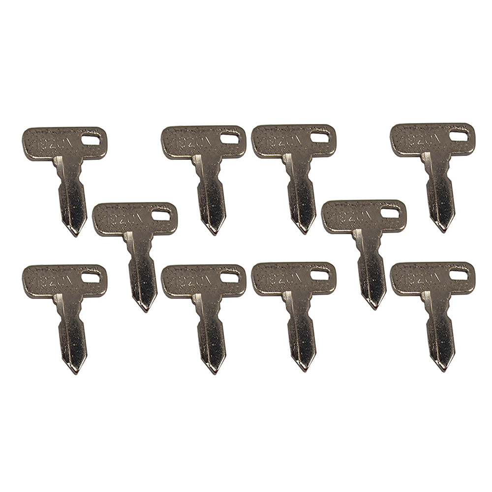 Set of 10 Fits Club Car Golf Cart Keys 84 & Up Gas & Electric DS Precedent