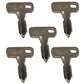 Set Of 5 Aftermarket Replacement Keys Fits Club Car Golf Carts 1012505
