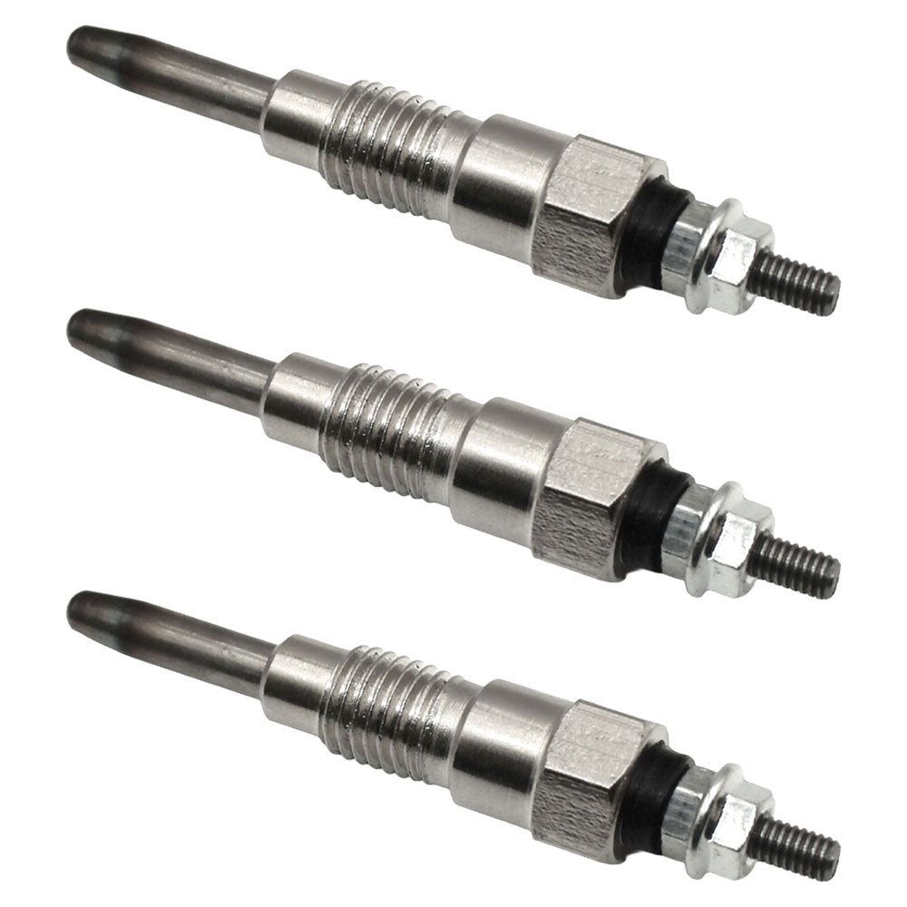 (3) Engine Glow Plugs Fits Kubota 15261-65510 15521-65512 B6100 B7100 L2350 KH28