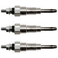 (3) Engine Glow Plugs Fits Kubota 15261-65510 15521-65512 B6100 B7100 L2350 KH28