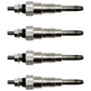 4 - Glow Plugs Fits Bobcat 643 743 w/V1402 V1702 V1902 Fits Kubota Diesel