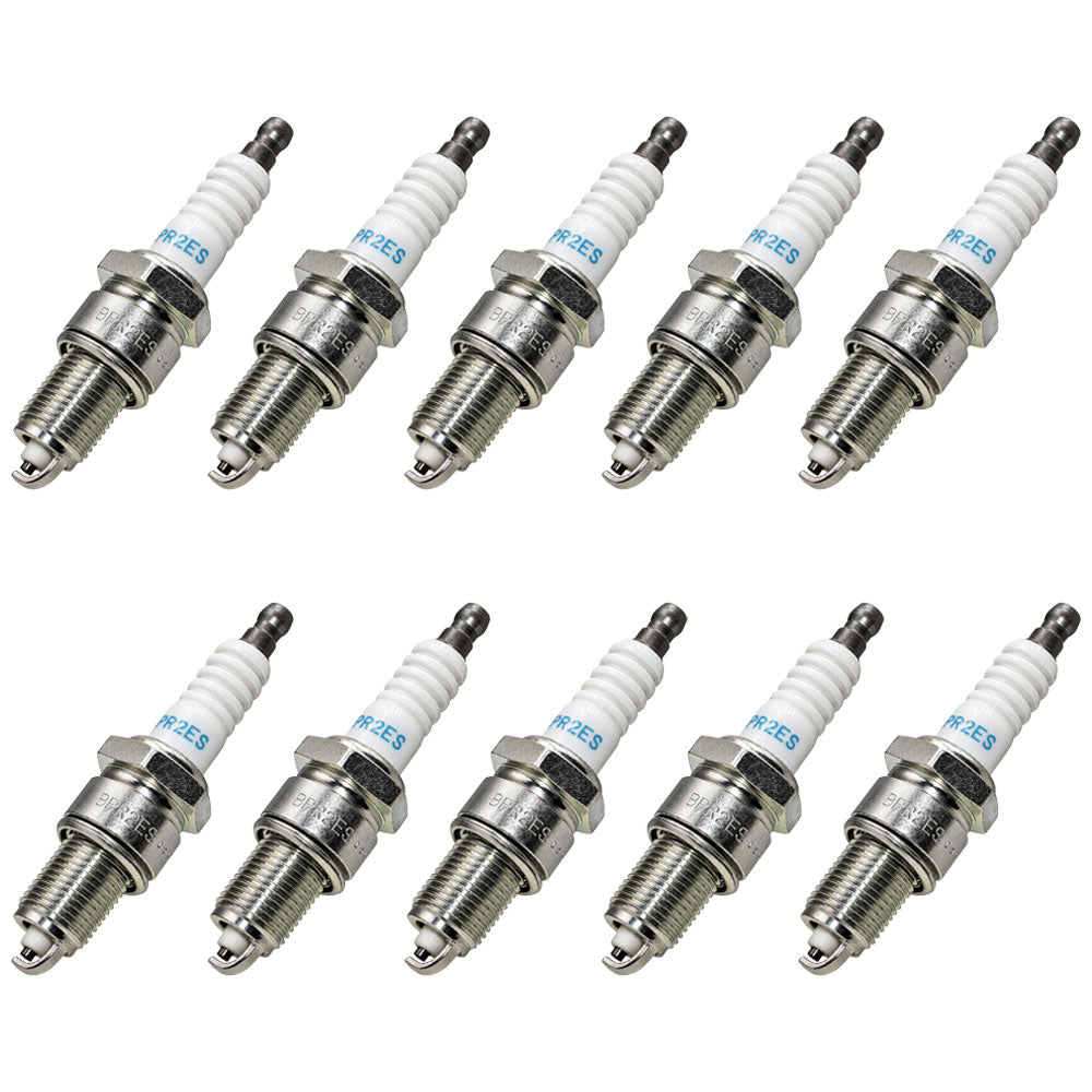 Qty 10: Spark Plugs Fits E-Z-GO Replaces 1196