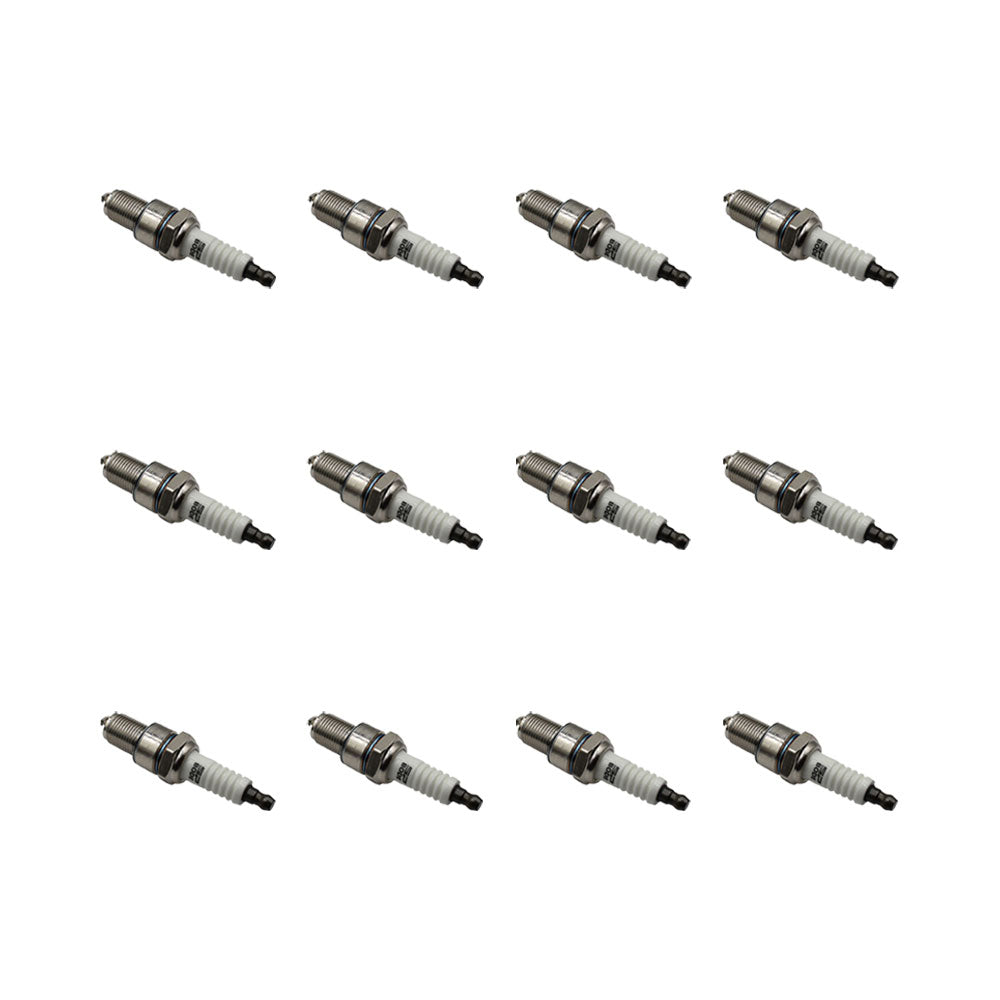 92070-7004 Twelve (12) Spark Plugs Fits John Deere Tri-Plex Greens Mowers