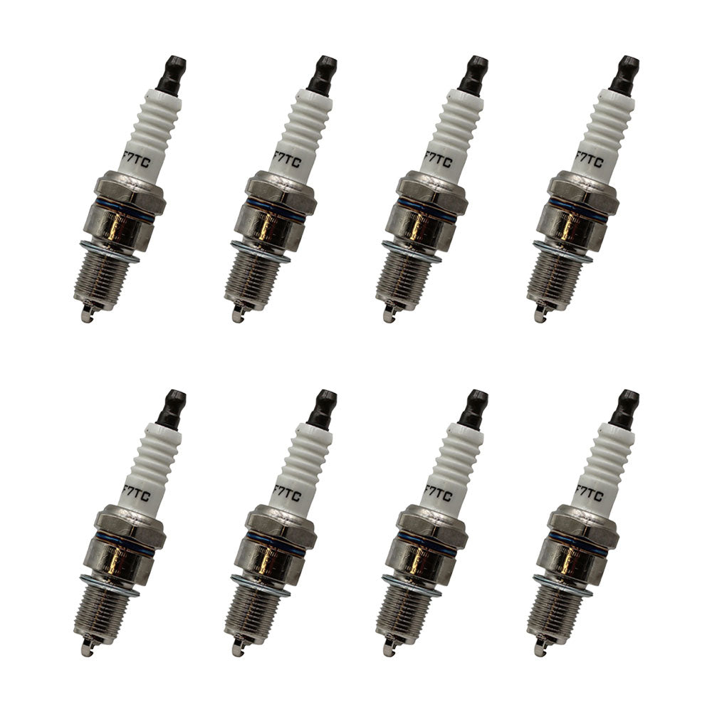 M802138 Eight (8) Spark Plugs Fits John Deere Tri-Plex Greens Mowers