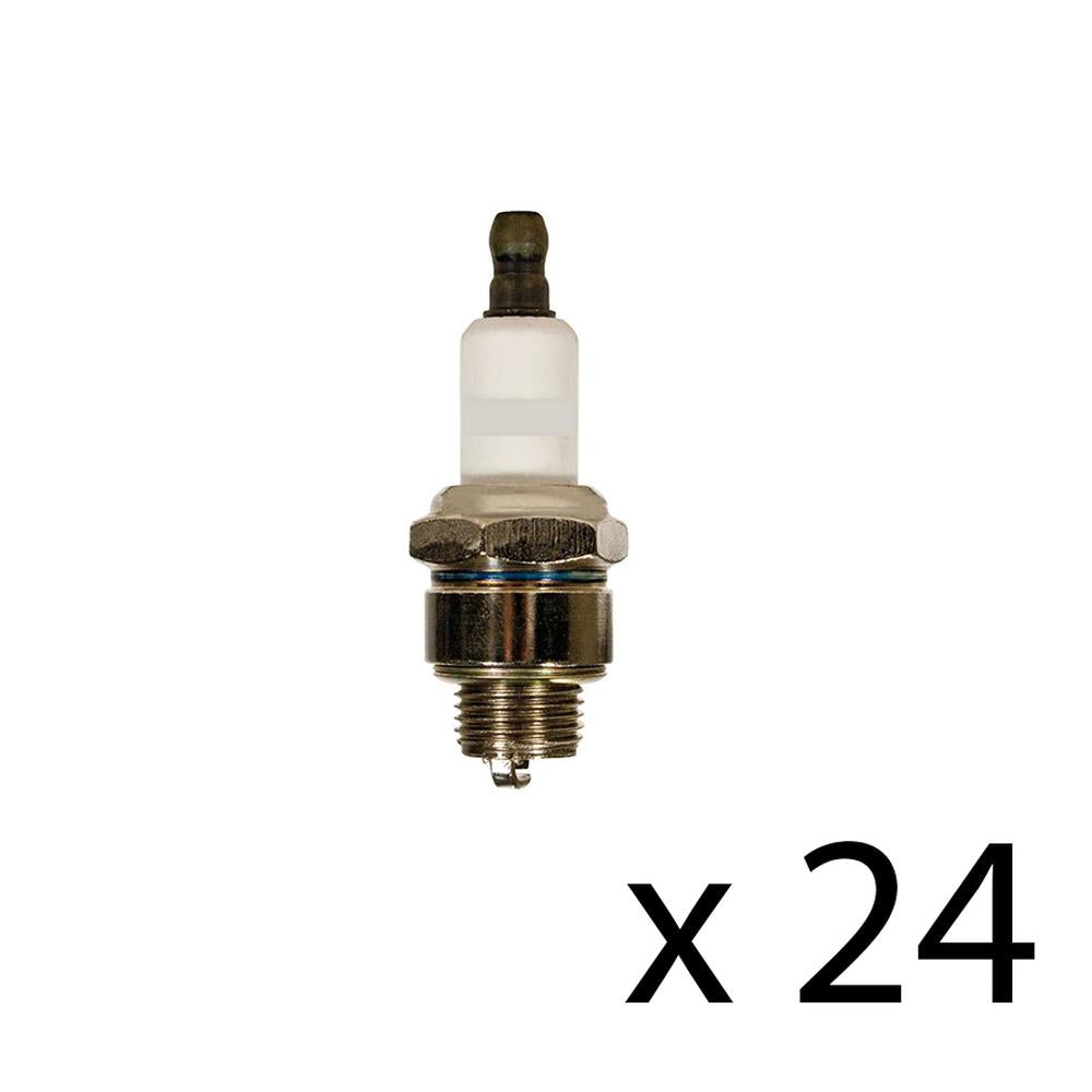 24 Pack 796112 Spark Plug Fits Briggs and Stratton and Fits Champion J19LM RJ19L