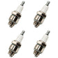 4 Pack Spark Plugs Fits Champion J19LM Fits Briggs and Stratton 492167 492167S
