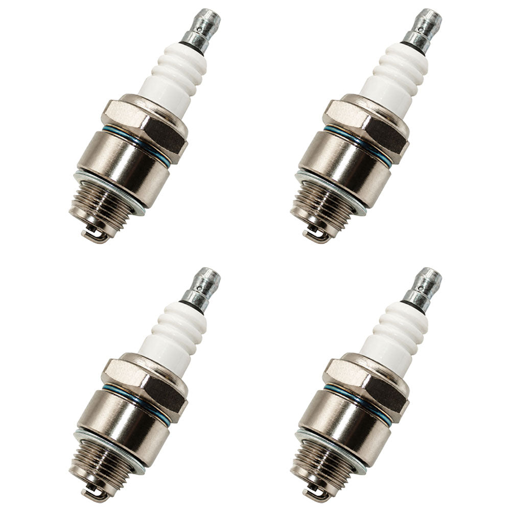 4 Pack Spark Plugs Fits Champion J19LM Fits Briggs and Stratton 492167 492167S