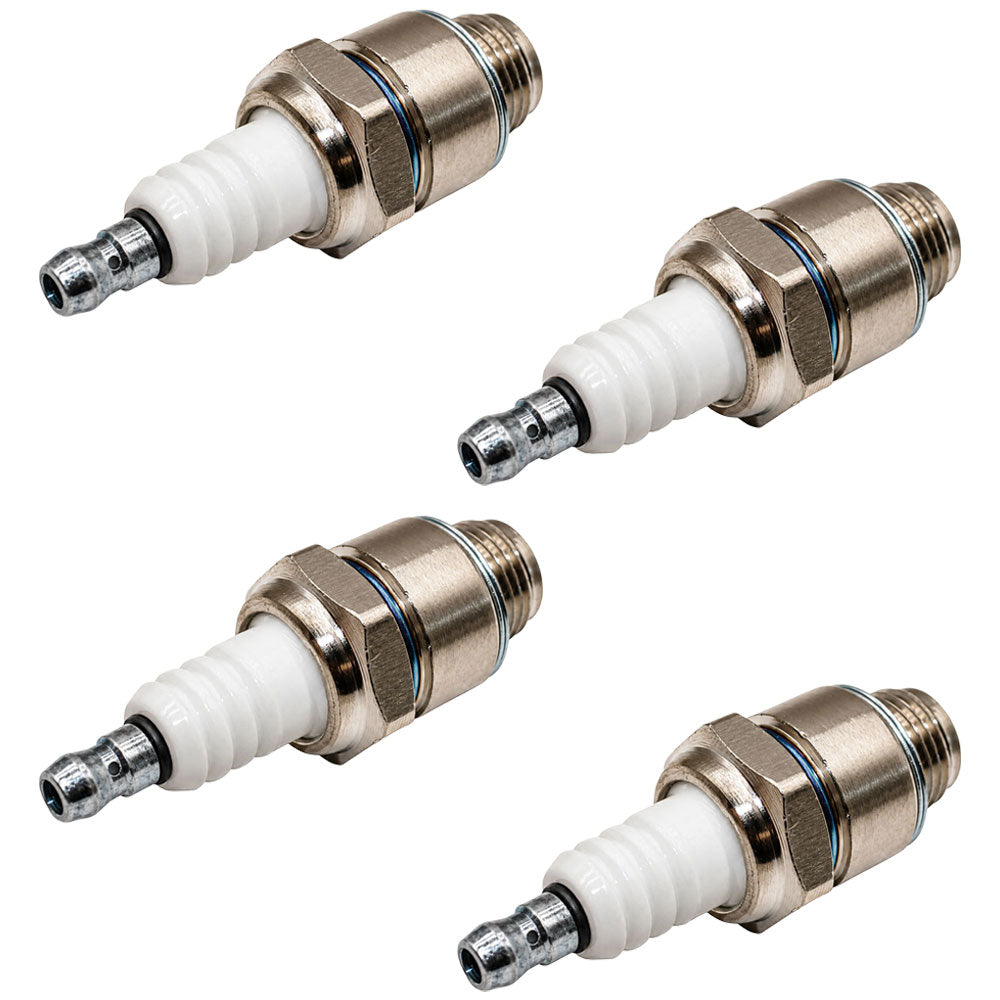 4 Pack Spark Plugs Fits Champion J19LM Fits Briggs and Stratton 492167 492167S