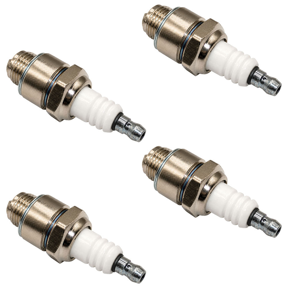4 Pack Spark Plugs Fits Champion J19LM Fits Briggs and Stratton 492167 492167S