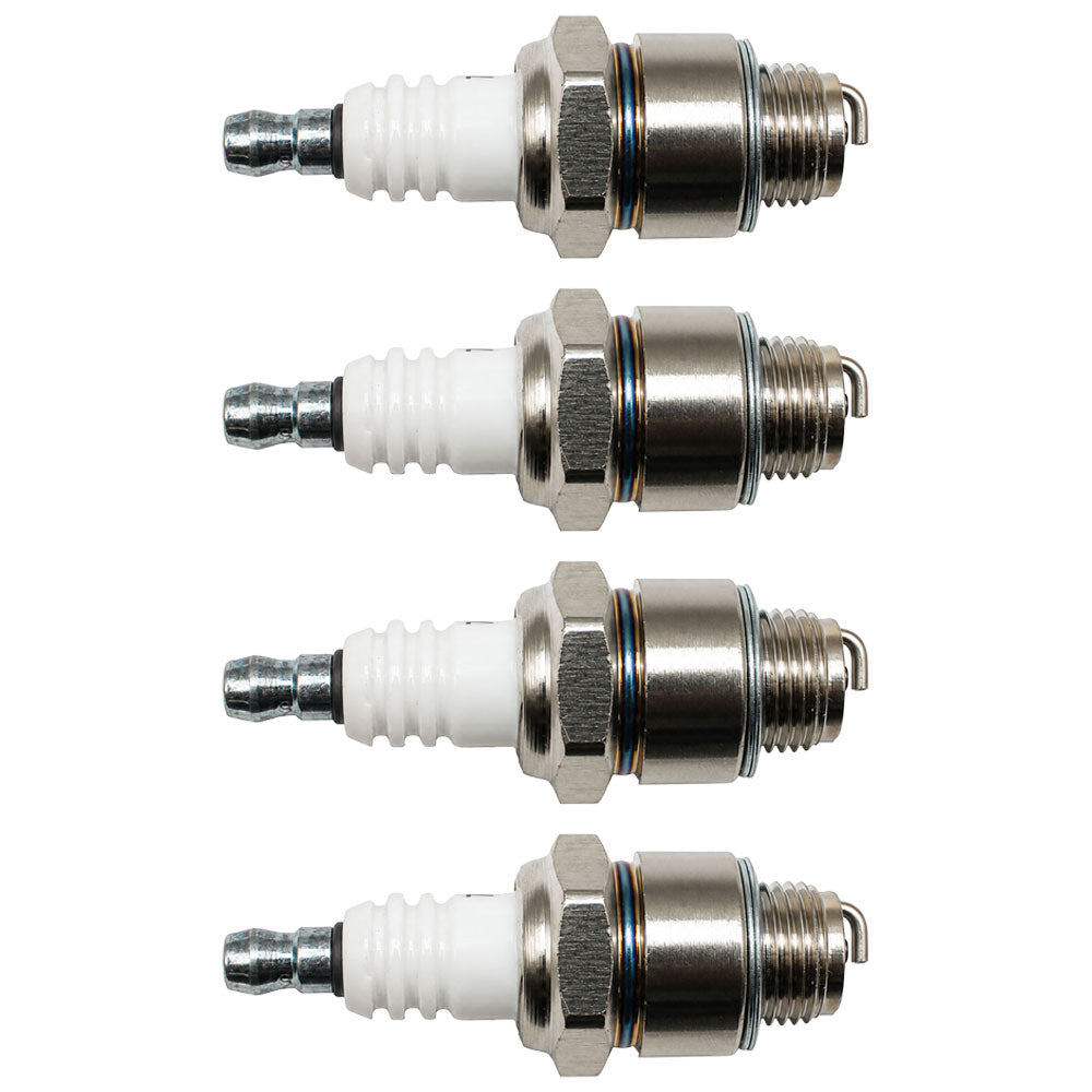 4 Pack Spark Plugs Fits Champion J19LM Fits Briggs and Stratton 492167 492167S