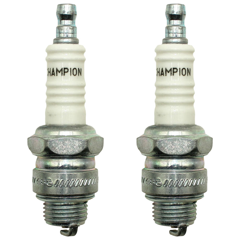 Qty 2: Spark Plug
 Fits John Deere Replaces AM101127