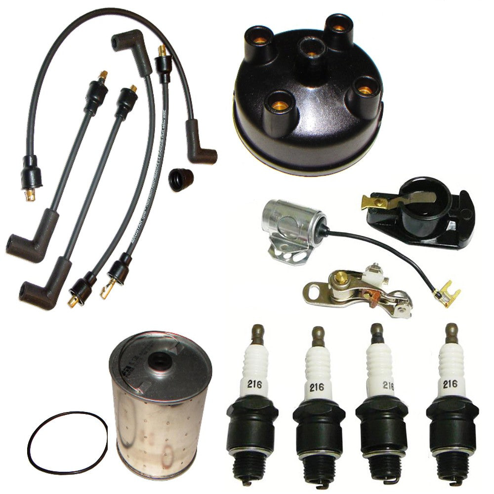 One New Ignition Tune Up Kit & Oil Filter Fits Ford New Holland 501 600 601