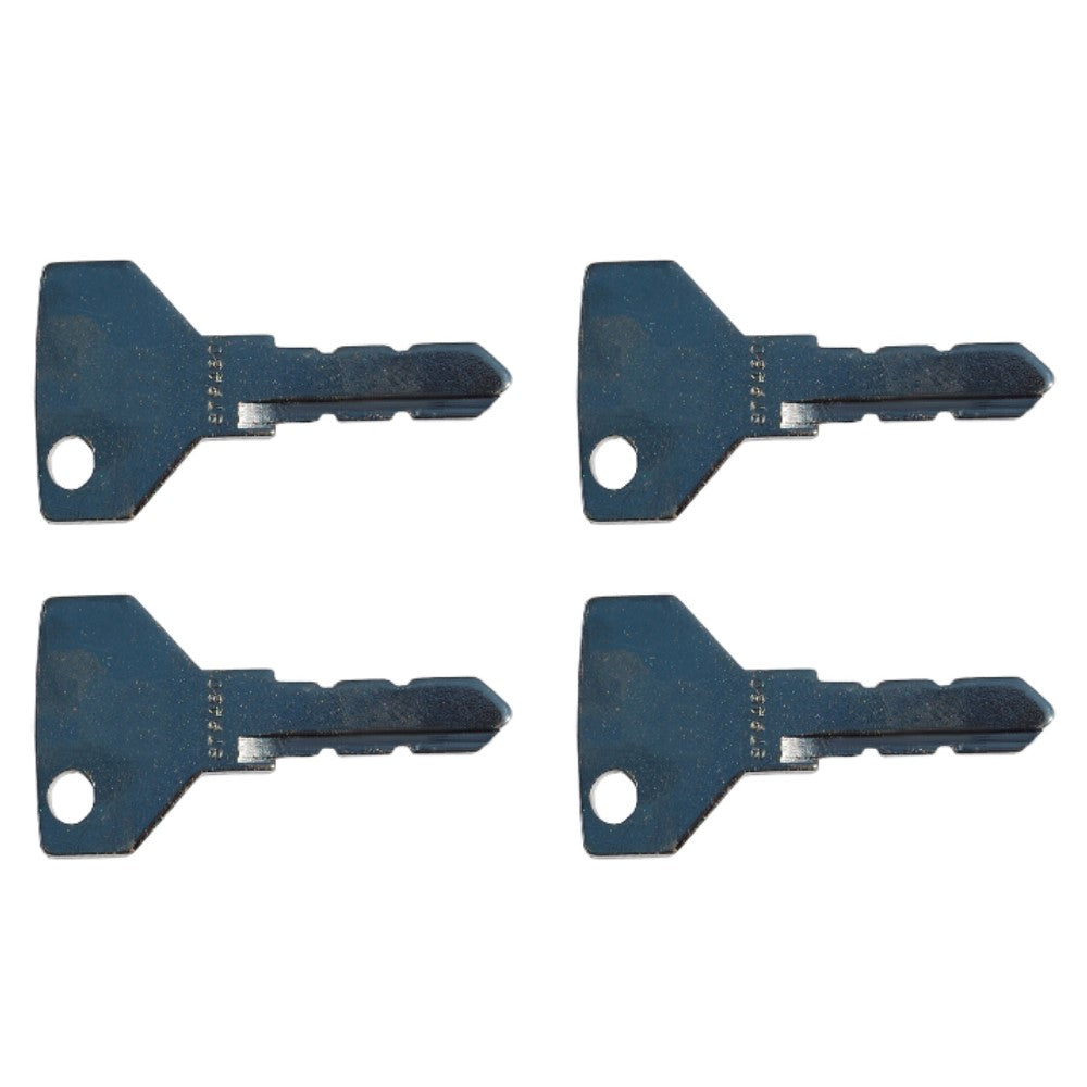 Qty. 4: Equipment Key Fits New Holland Replaces 879480