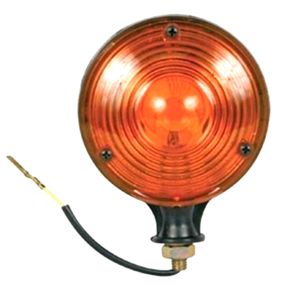 Universal Amber Warning Light 12 Volt - Fits John Deere IH Fits Ford Fits Massey