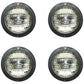 Qty 4: 12V Sealed Beam Headlight Fits Minneapolis-Moline Replaces 10A20255