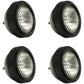 Qty 4: 12V Sealed Beam Headlight Fits White Replaces 105340AS