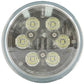 LED Conversion Headlight Bulb - 18W 4.5" Round Trapezoid Beam Fits John Deere