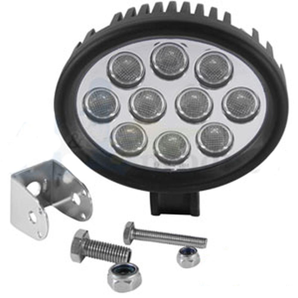 WL820 Universal Fit Oval LED Flood Worklamp 10-30 Volt