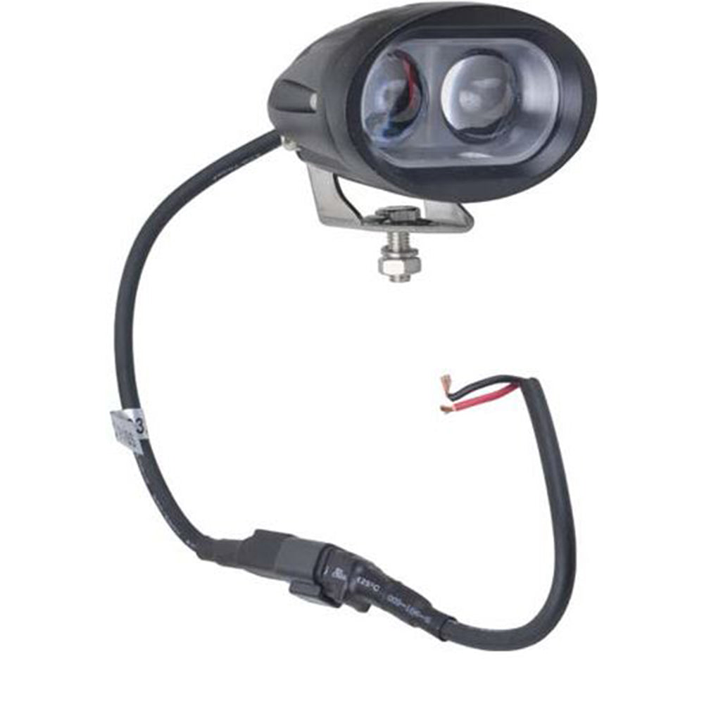 EW2000R 550-10026 Red Fork Oval Work Spot Light for Forklift Models 4"x3" 0.5amp