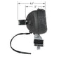 A and I, 28A833 Lamp Assembly, Halogen, Flood, for Miscellaneous Machines