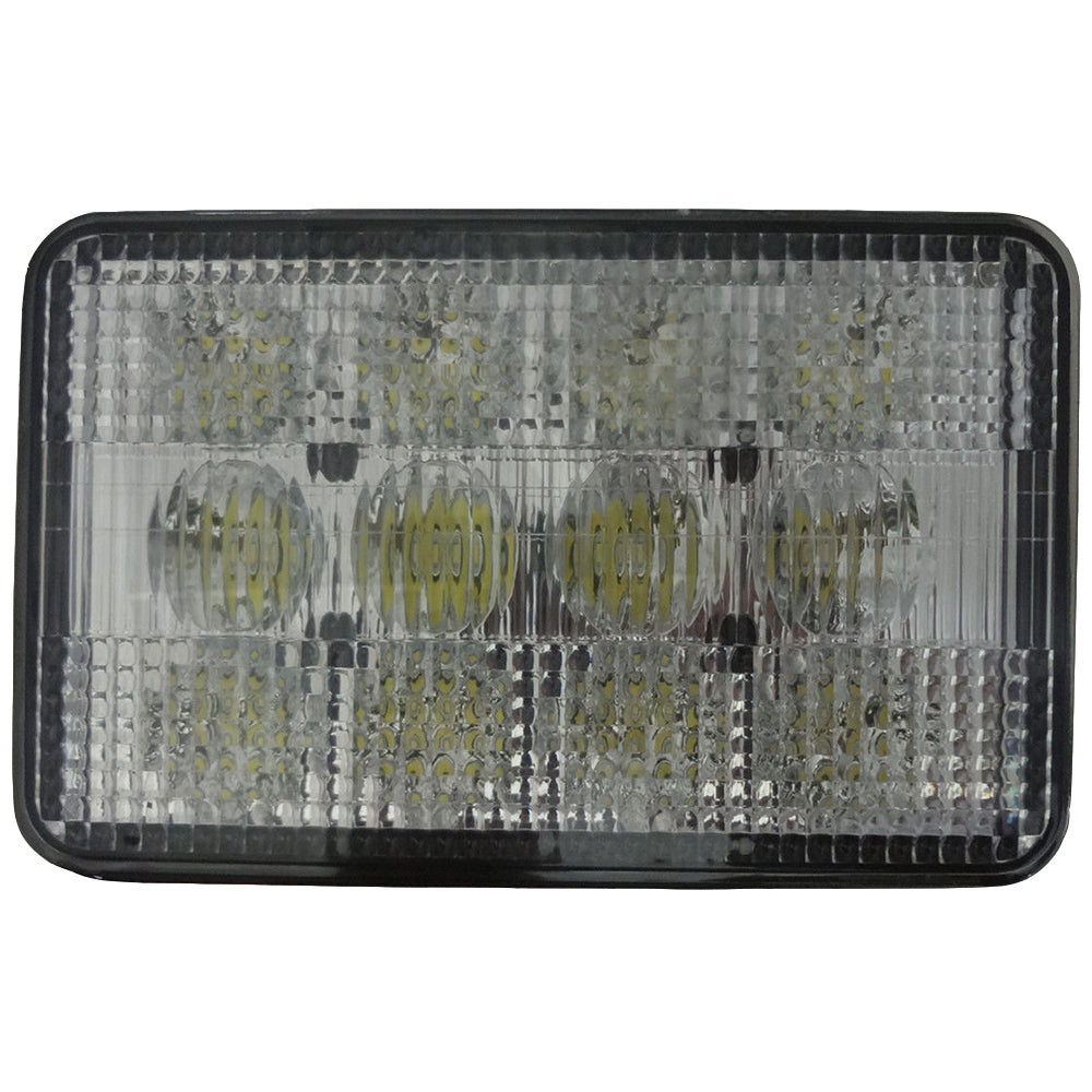 LED Cab Roof Light Set - 60W Rectangular Flood/Spot Beam Fits Case IH 2366 2388