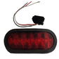 6" Red Oval LED Light Kit Fits Universal Products Replaces T66-RR0T-1