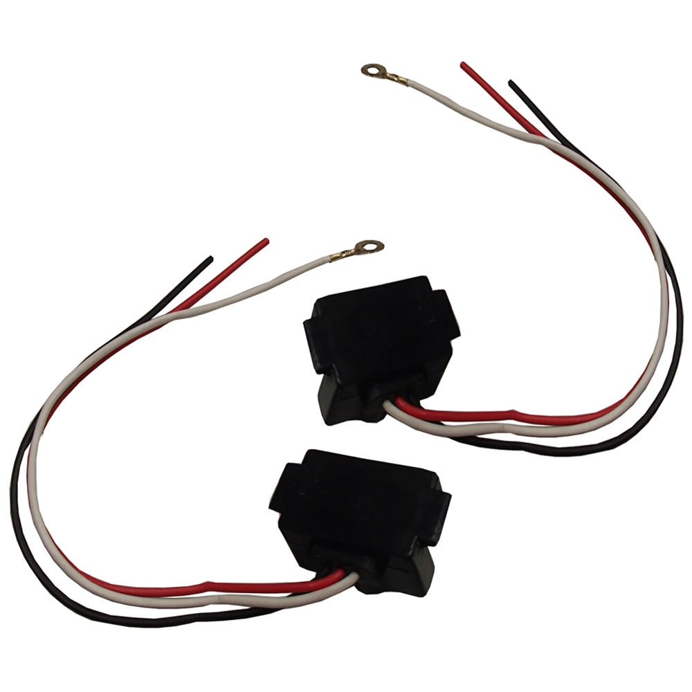Qty 2: 6" Red Oval LED Light Kit
 Fits Universal Products Replaces T66-RR0T-1