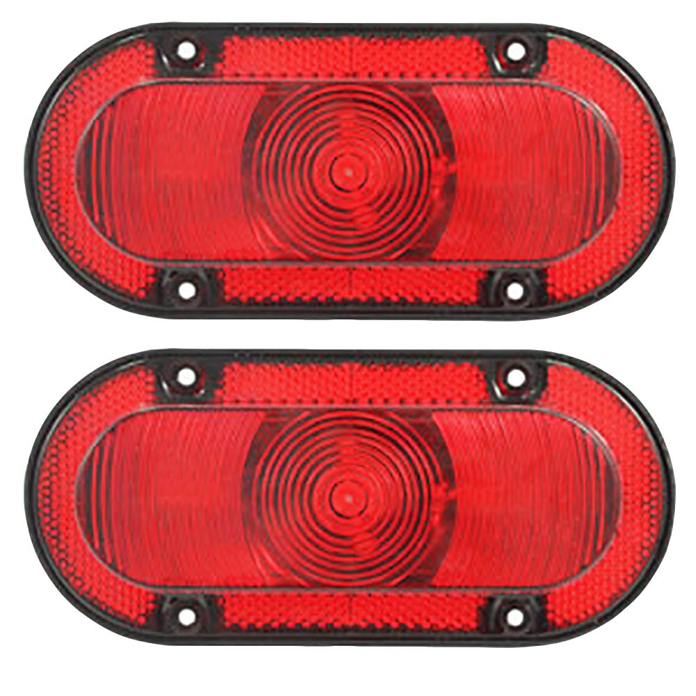 Qty 2: Red LED Warning Light Fits John Deere Replaces AR45099