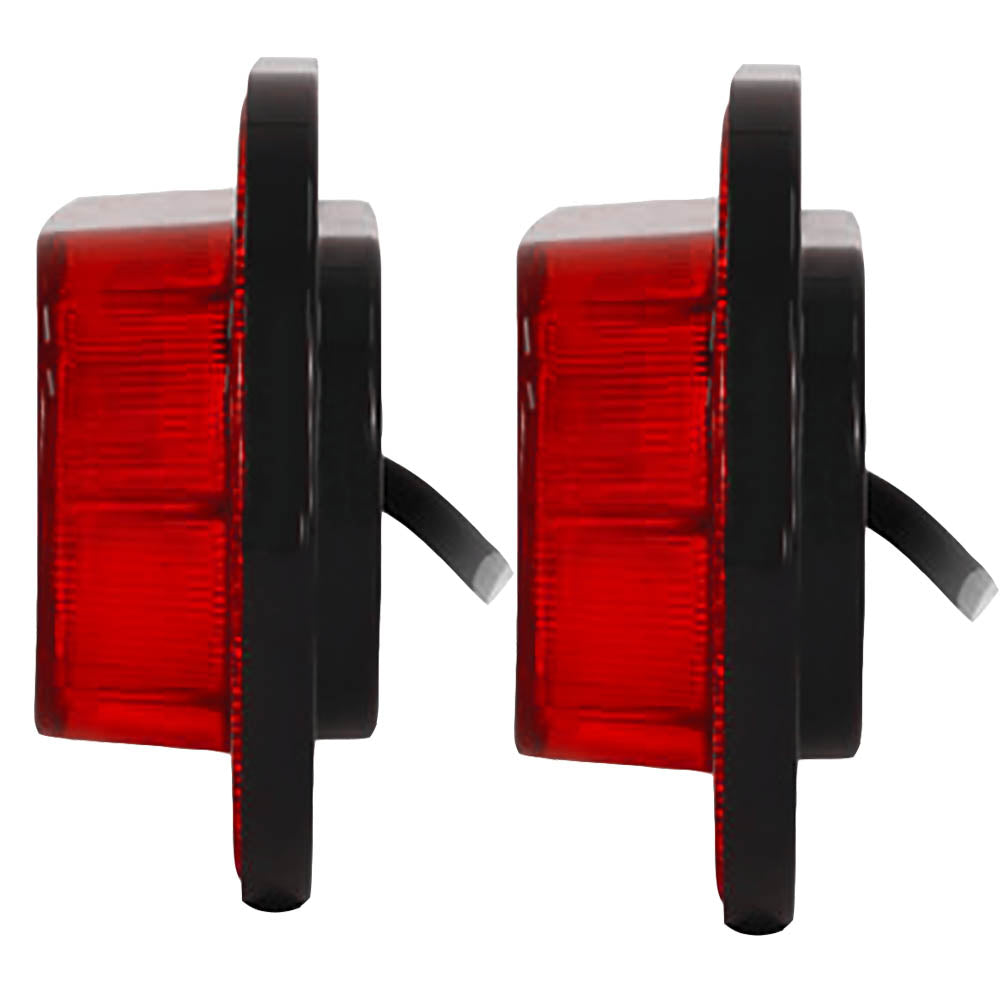 Qty 2: Red LED Warning Light Fits Allis Chalmers Replaces ELJ50-0335_x2