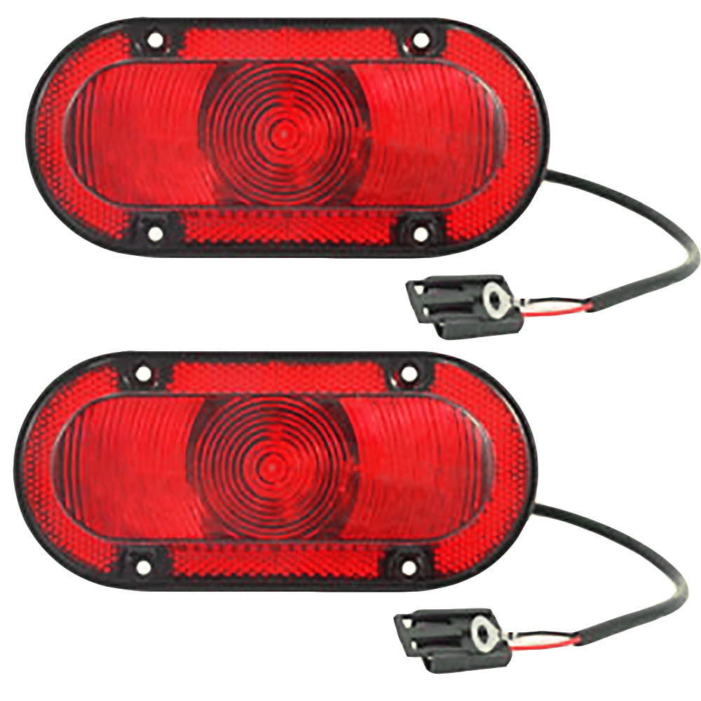 Qty 2: Red LED Warning Light Fits Allis Chalmers Replaces ELJ50-0335_x2