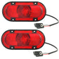 Qty 2: Red LED Warning Light Fits John Deere Replaces AR45099