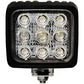 LED730F LED Square Work Lamp Trapezoidal Light Pattern Combination Flood