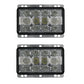 RE256444 Two (2) Rectangle LED Headlights AL152329 For John Deere Tractors AL152