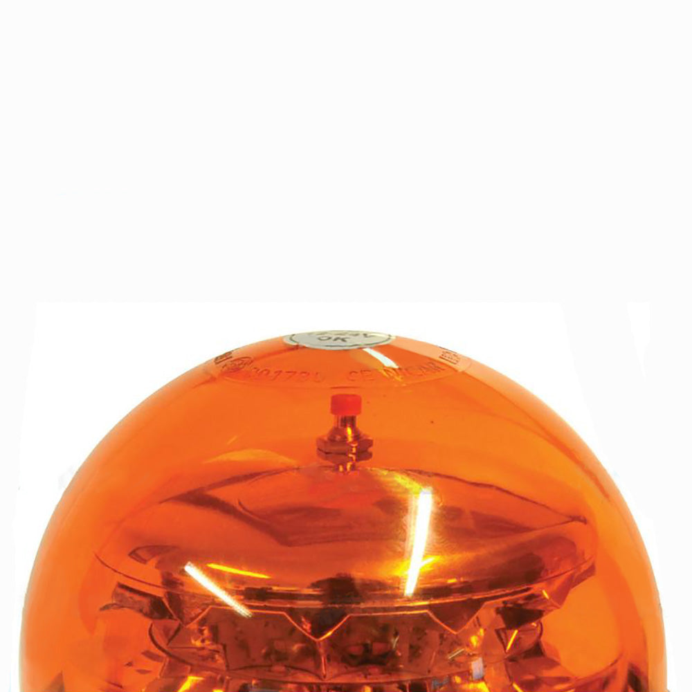 Amber LED Warning Light Magnetic Base 12V/24V Rotating Flash for Tractors