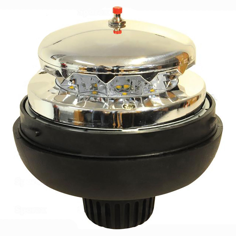 Amber LED Warning Light Magnetic Base 12V/24V Rotating Flash for Tractors