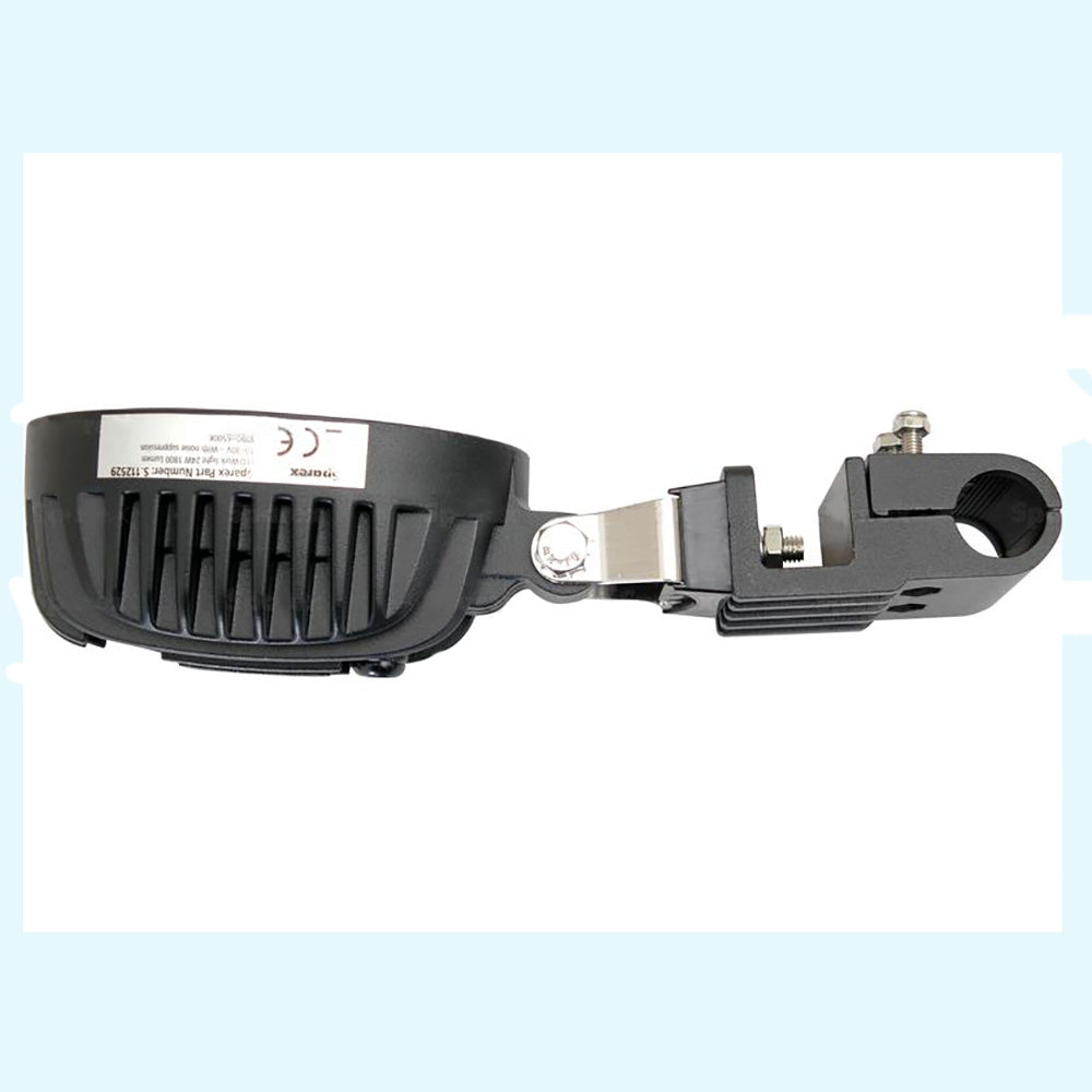 112529 1800 Lumens LED Work Light w Handrail Bracket Construction Spot Lamp